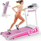 Compact Folding Treadmill For Home - 2.5HP Quiet Brushless Motor, 3-Level Incline, 7.5 MPH, Shock Absorption, Space-Saving Design For Running, Walking - Treadmill For Small Spaces & Home Use
