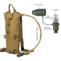 1Pc 3L Tactical Hydration Pack  Water Bladder Adjustable Water Drink Backpack For Hiking Cycling Climbing Running