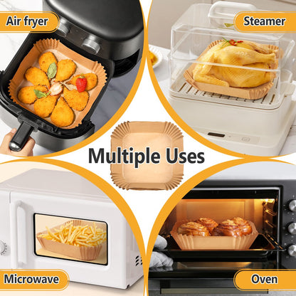 125 Pieces Of Air Fryer Baking Paper