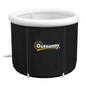 Cold Plunge Tub, Portable Ice Bath Cold Water Therapy Tub with Thermo Lid, for Athletes Recovery, Black
