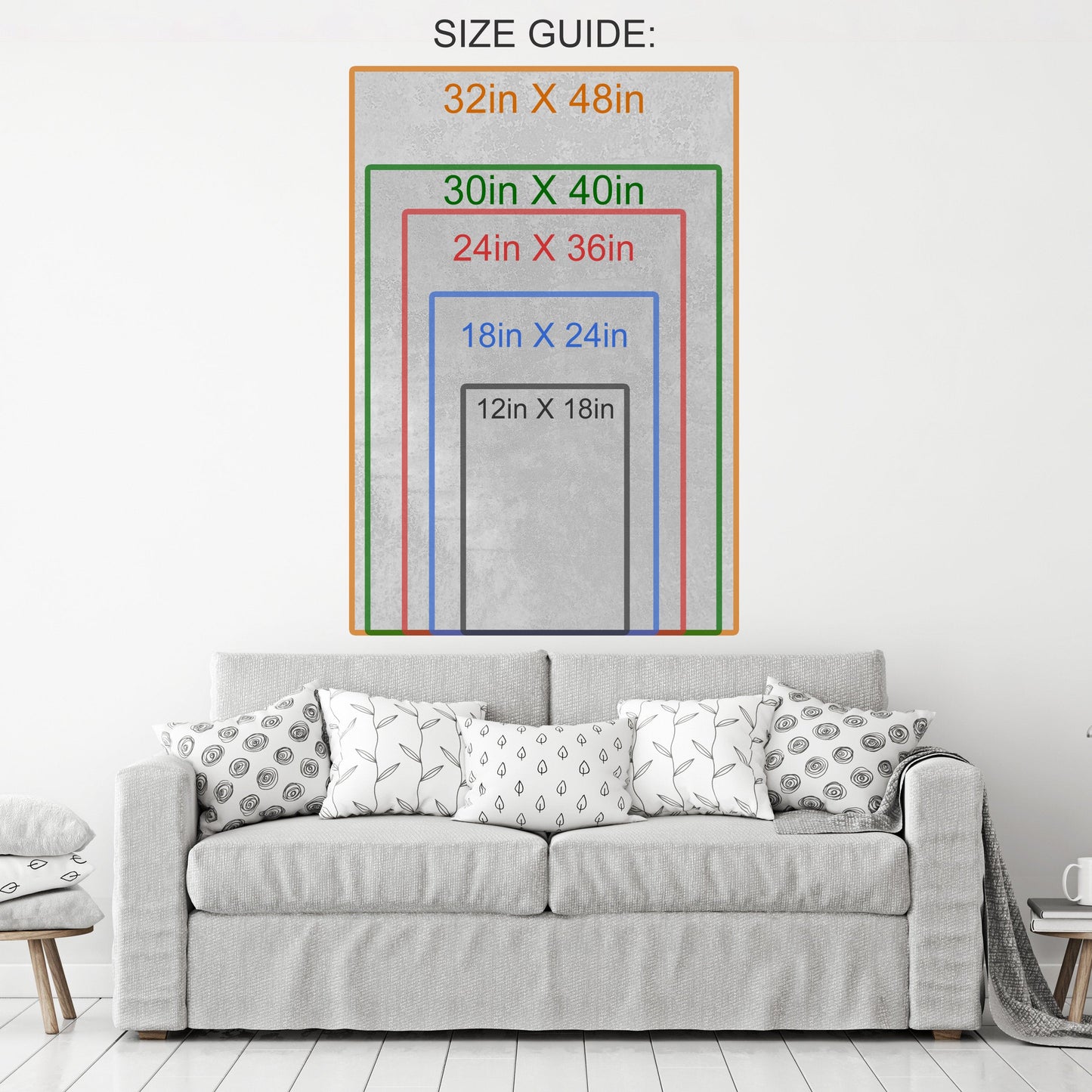 Rule #1 F*Ck What They Think Canvas Wall Art, Motivational Decor