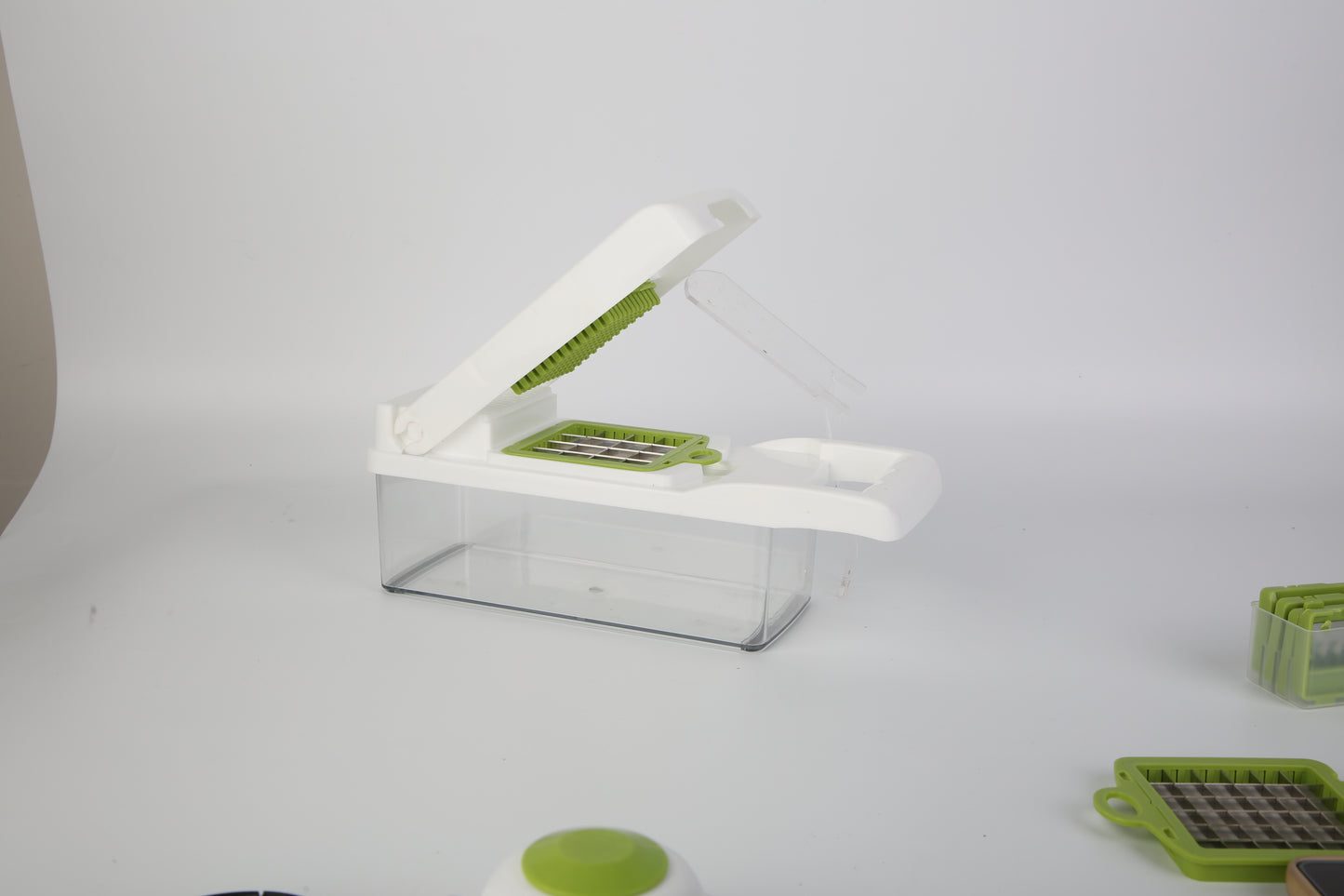 1Set 12 In 1 Vegetable Chopper With Container Kitchen Food Slicer Dicer Grater Peeler Egg Separator Hand Protector For Onion Salad Potato