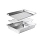 304 Stainless Steel Square Mesh Rack Oven Tray - Multi-functional For Home Use Frying, Baking, Draining, And Roasting
