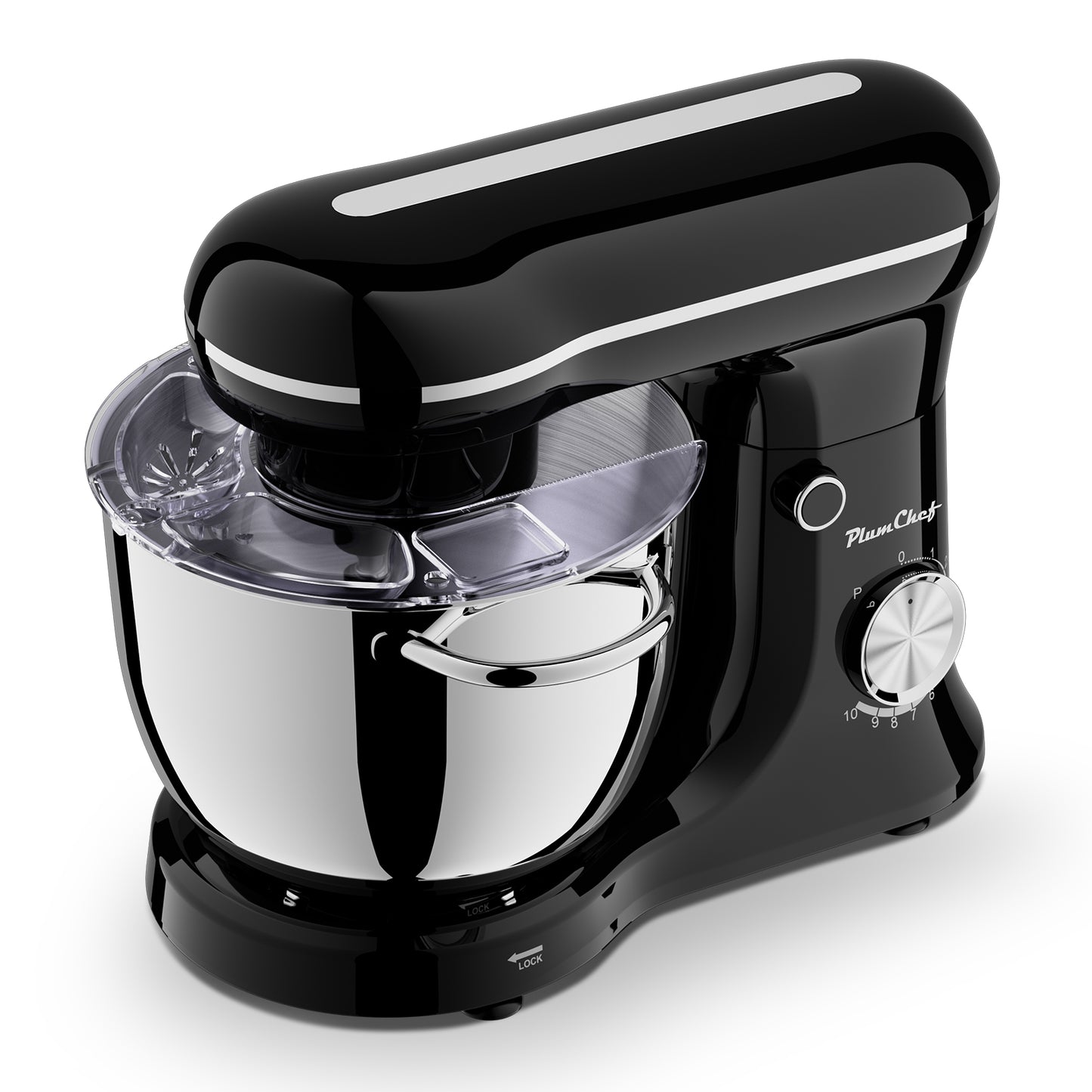6QT Electric Stand Mixer, 10 Speed, Tilt-Head, Dough Mixer With Dishwasher Safe Stainless Steel Bowl, Flat Beater, Whisk For Baking, For Family Kitchens