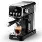 20 BAR Slim Espresso Machine With Milk Frother, Cup Warmer, 43 OZ Detachable Tank, For Espresso, Americano, Latte, Space-Saving, Screen Button, Black, Amazon Resale Prohibited